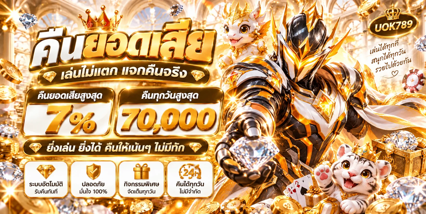 UOK789 สล็อตออนไลน์กับฮีโร่แฟนตาซีและมาสคอตเกม